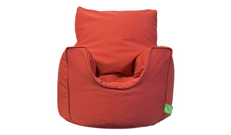 Bean Lazy Cotton Bean Bag Armchair Toddler Size Terracotta
