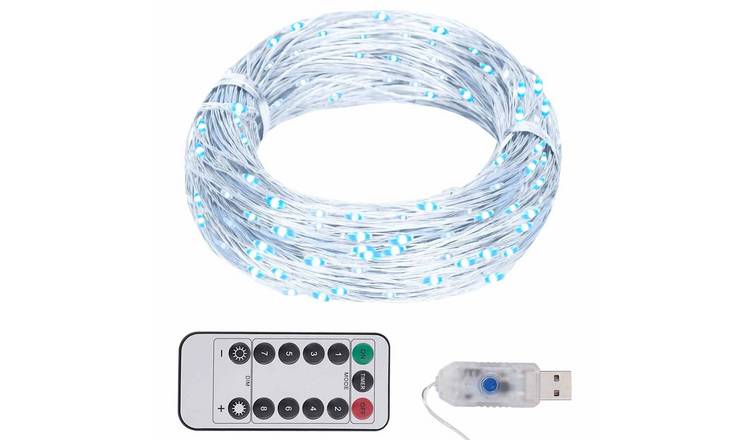 Walplus Polypropylene LED String with 150 LEDs Cold - White - 1500 cm