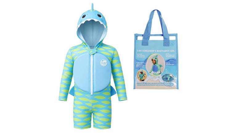 Onesea 3-in-1 Kid’s Buoyancy Aid Shark Outfit - 3-4 Years