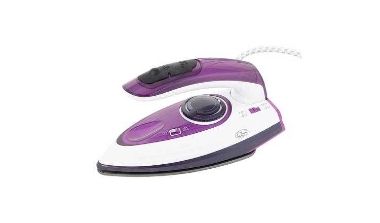 Quest Dual Voltage Travel Iron - White