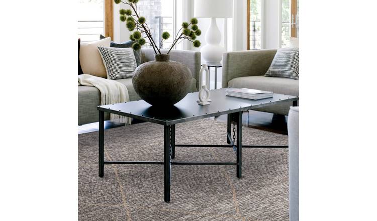 Mega Flooring Grey Modern Geometric Rug - 120 x 170cm