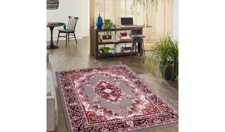 DS Living Classic Traditional Rug - Grey - 290x200cm