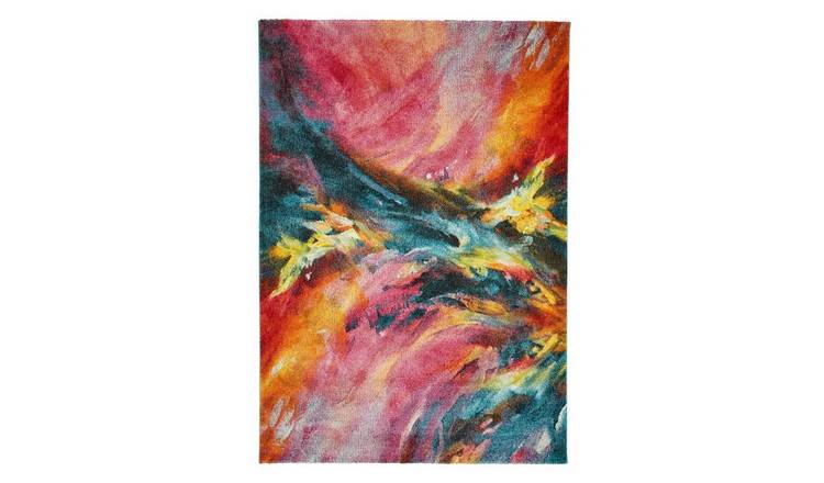 Mega Flooring Multi Modern Abstract Rug - 120 x 170cm