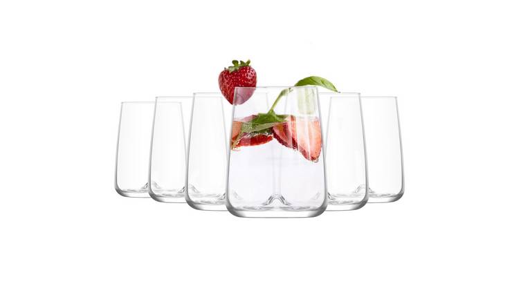 LAV Terra Whiskey Glasses - Clear - Pack of 6