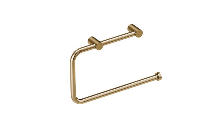 Cosmic Logic Towel Ring - Brushed Gold Pvd