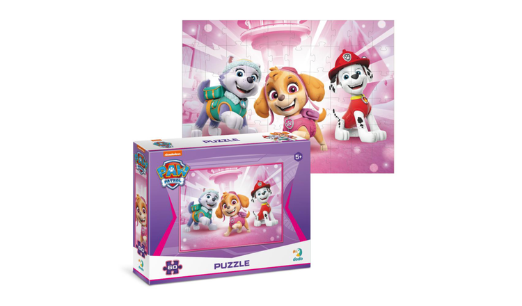 Dodo 60 Pieces Paw Patrol Skye Everest and Marshall Puzzle - Age 5+
