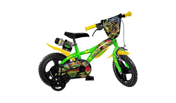 Dino Bikes Teenage Mutant Ninja Turtles 12" Kids Bike - Green