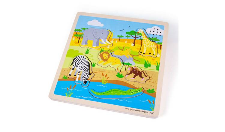 Bigjigs Toys Sound Puzzle - Safari - 12 Months +
