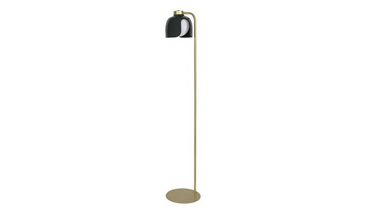 Osram Decor Corolle E27 Modern Designer Standing Floor Lamp - Black