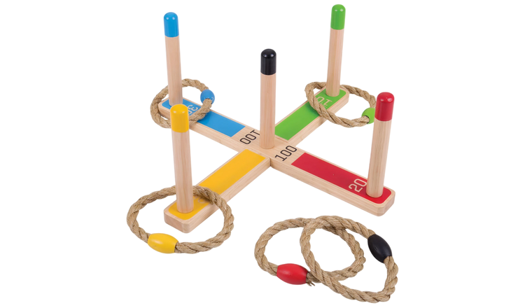 Bigjigs Toys Wooden Quoits - 3 Years +