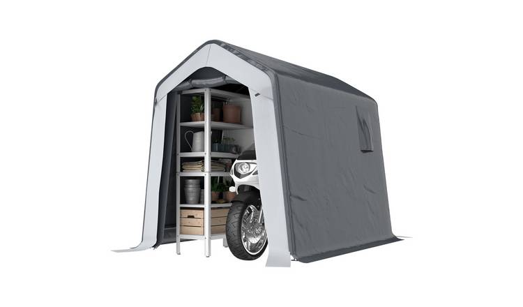 Outsunny Heavy Duty Garden Storage Shed Tent - Grey