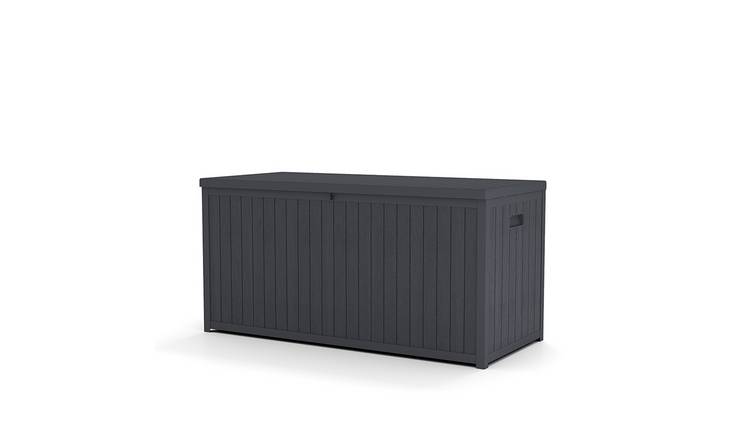 Living and Home 430L Outdoor Storage Box - Grey