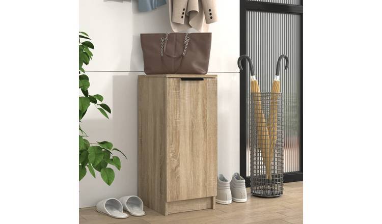 Walplus Engineered Wood Shoe Cabinet - Sonoma Oak - 30 x 35 x 70 cm