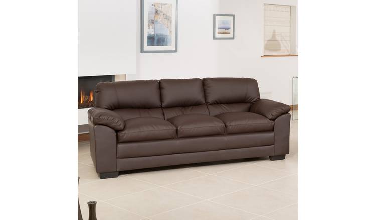 Artemis Home Genoa 3 Seat Sofabed - Brown