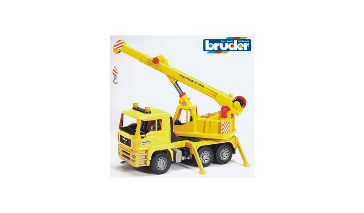 Bruder 1:16 MAN TGA Crane Truck - Yellow