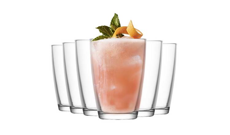 LAV Vega Highball Glasses - 415ml - Clear - Pack of 12