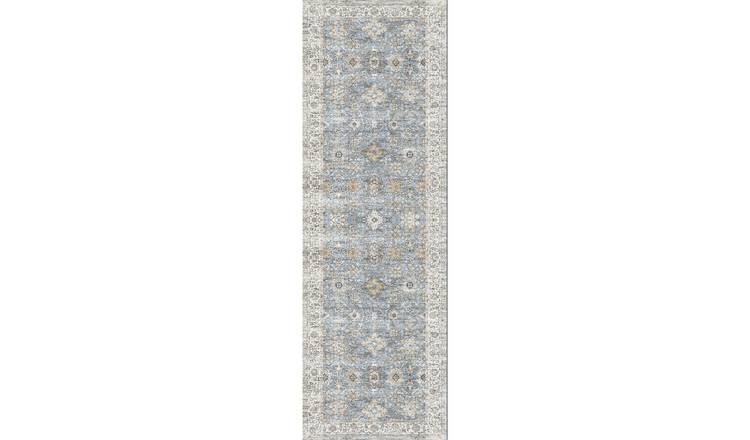 The Rugs Blue Samira Persian Classic Runner Rug - 60 x 180cm