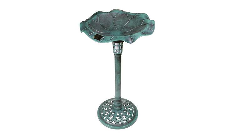 GardenKraft Solar Lit Bird Bath