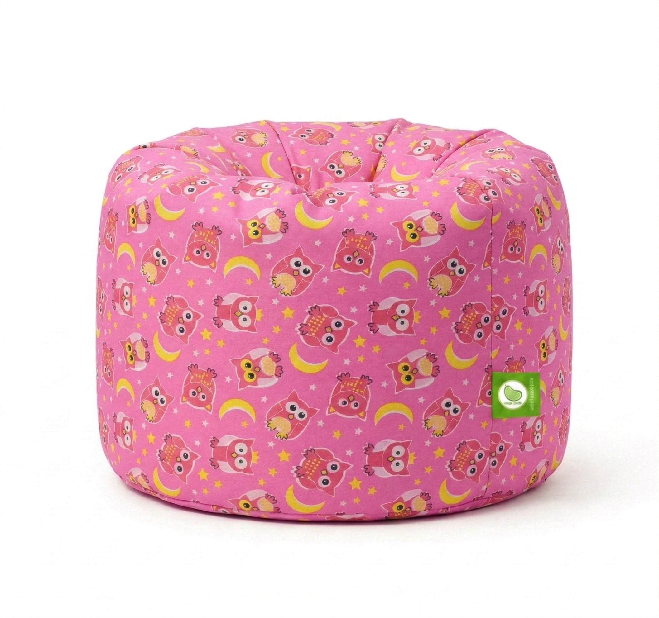 Bean Lazy Owl Bean Bag Large Size Pink - Image 1