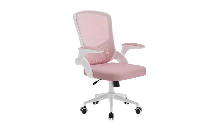 Rattantree Ergonomic Mesh Office Chair with Storage Backrest - Pink