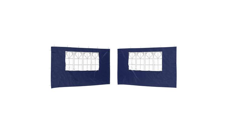 Walplus 400 x 195 cm PE Replacement Party Tent Sidewalls 2pcs - Blue