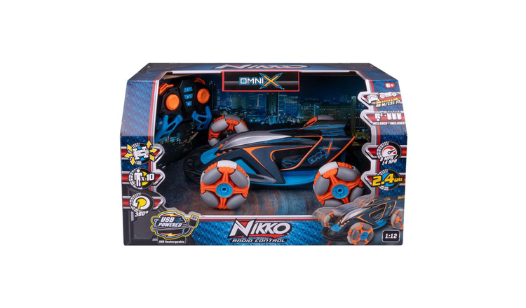 Nikko Omni X Remote Control Car - Black Blue
