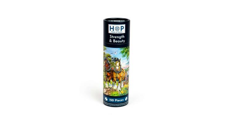 The House of Puzzles Strength & Beauty 150 Piece Mini Jigsaw Puzzle