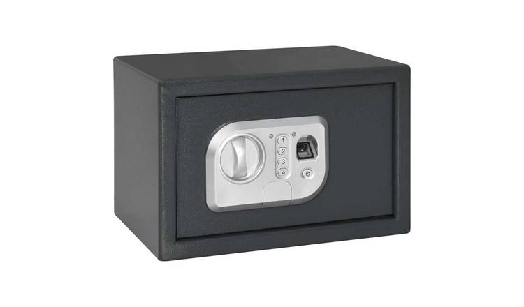 Walplus Steel Digital Safe with Lock - Dark Grey - 31 x 20 x 20 cm