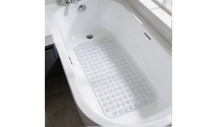 Harbour Housewares Non-Slip Bath Mat - 100 x 40cm