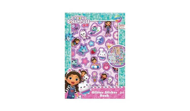Totum Gabby Dollhouse Glitter Sticker Book Craft Set