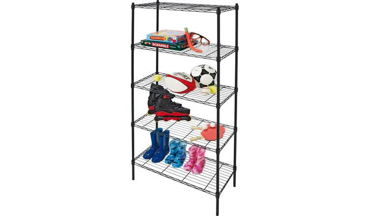 5 shelf store wire rack