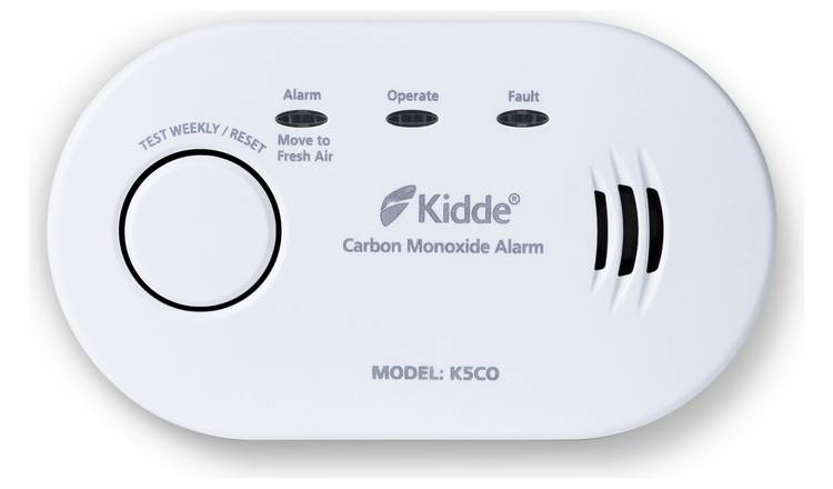 Buy Kidde Single Carbon Monoxide Alarm Carbon monoxide detectors Argos