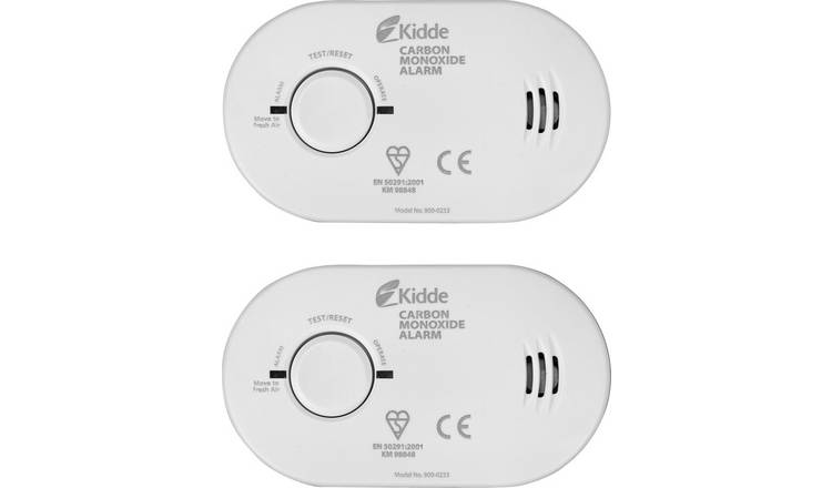 Buy Lifesaver Carbon Monoxide Alarm Twin Pack Carbon Monoxide Detectors Argos 9136