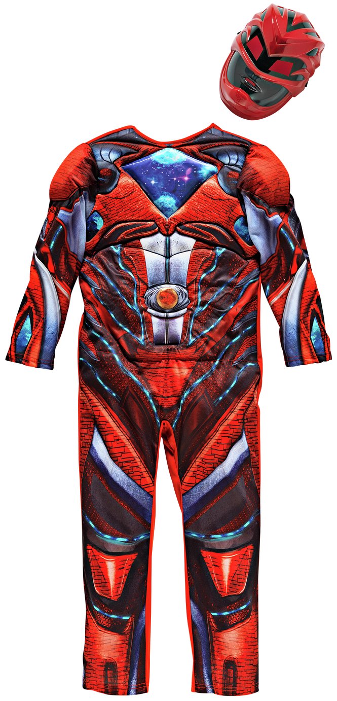 Power Rangers Children's Red Fancy Dress Costume - 7-8 Years