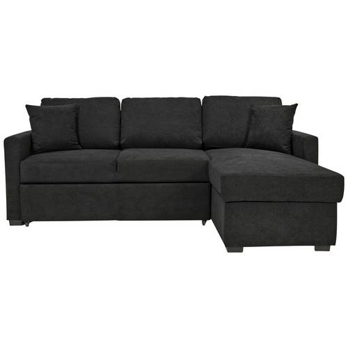 Buy Argos Home Reagan Right Corner Fabric Sofa Bed Charcoal Sofa