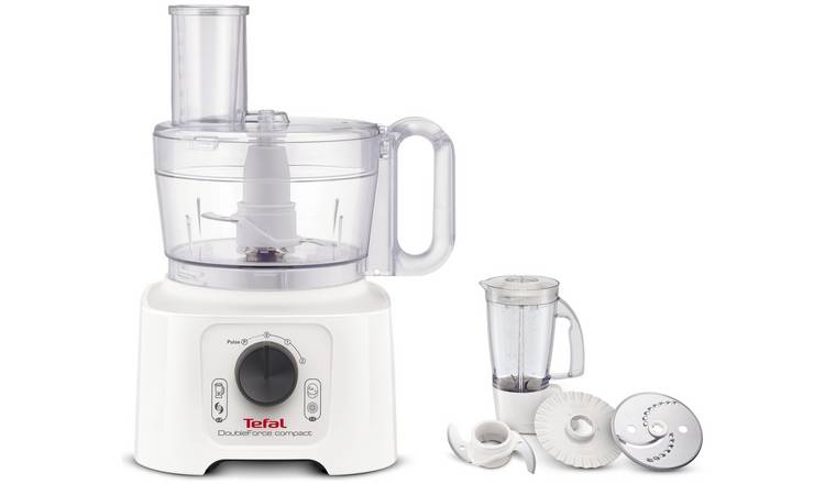 Tefal DO542140 Double Force Compact Food Processor - White