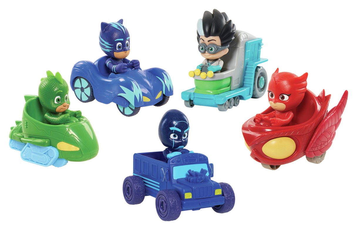 PJ Masks 3 Wheelie Vehicle and Figure Assortment (7005651) | Argos ...