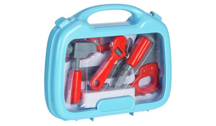 Chad Valley Junior Toolkit With A Chunky Handle Ideal For Helping To Teach Child 