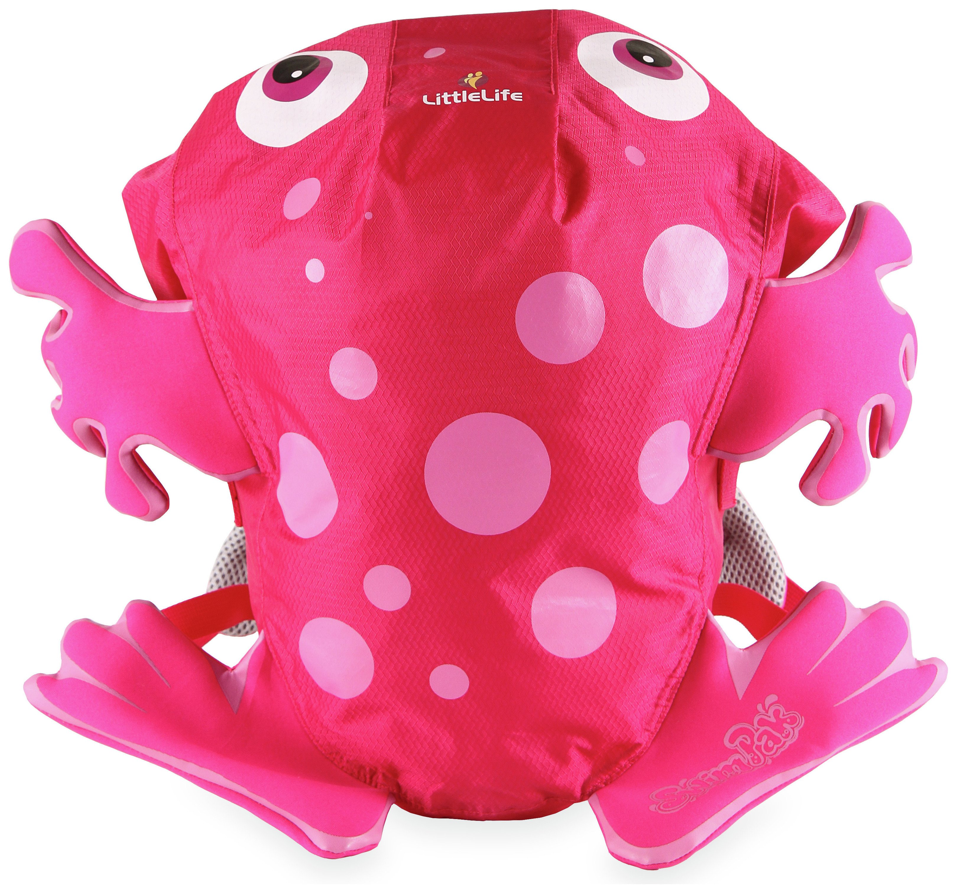 LittleLife Animal Frog 10L Kids Swimpak Backpack - Pink