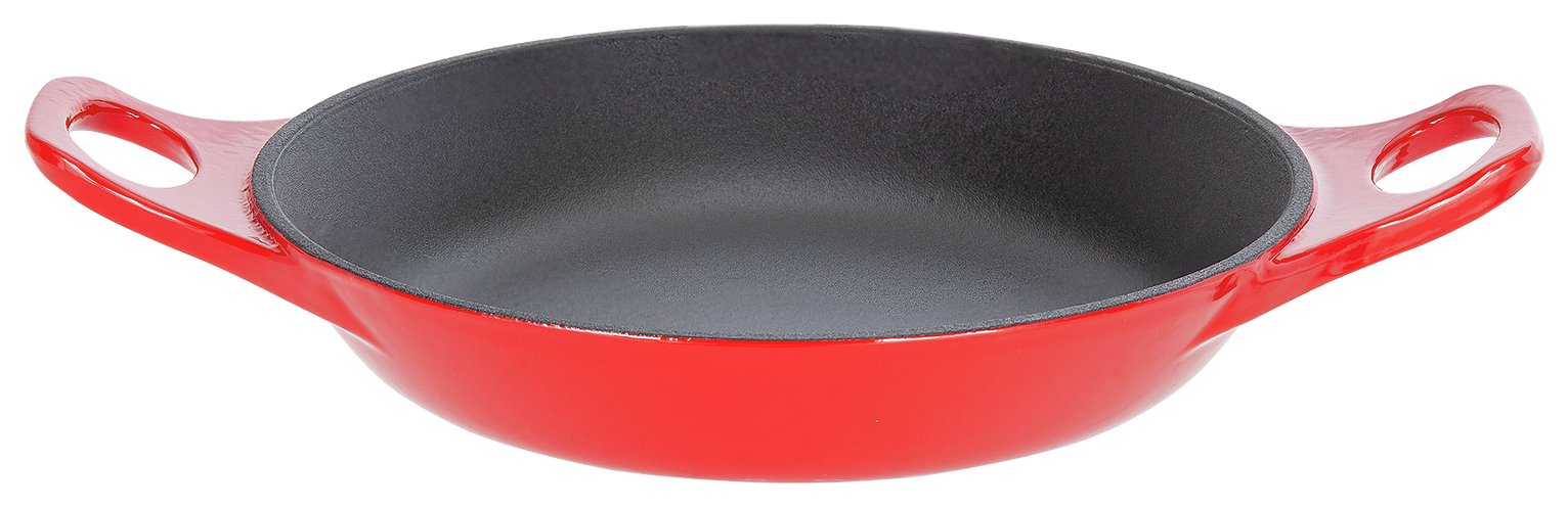 Sainsbury's Home Cast Iron 20cm Dish - Red