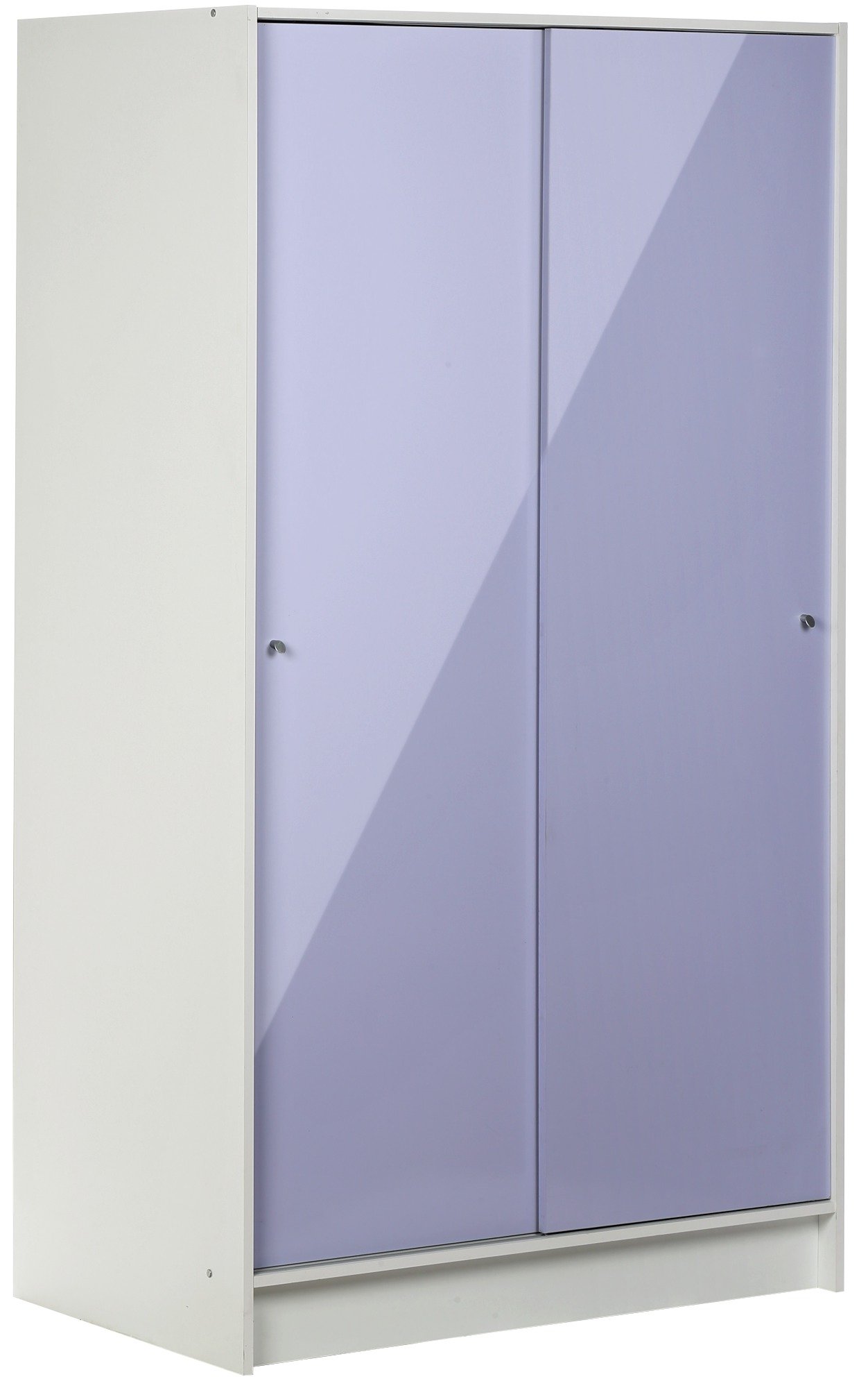 HOME Kids New Malibu Gloss Sliding Wardrobe - Lilac.