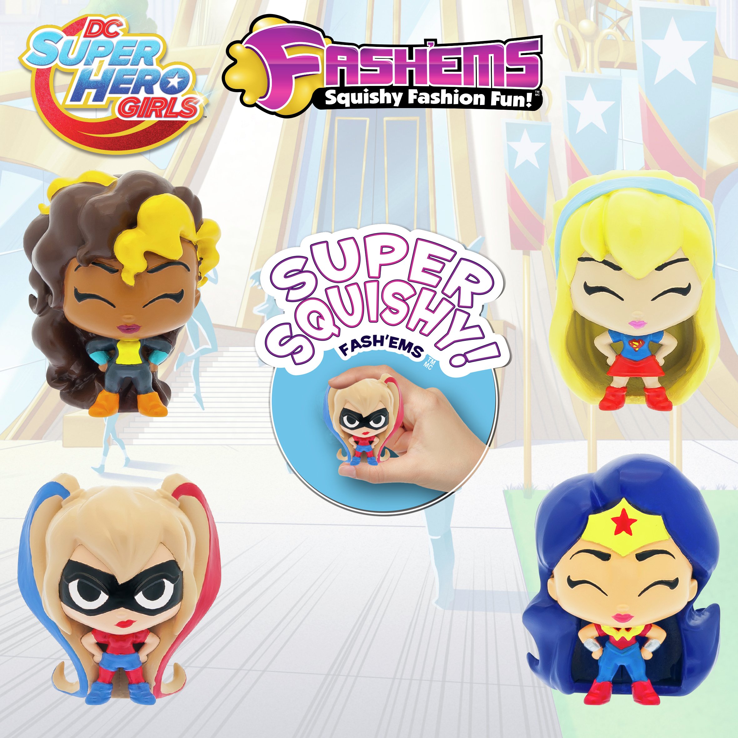 Fash'ems DC Superhero Girls Value - 4 Pack.