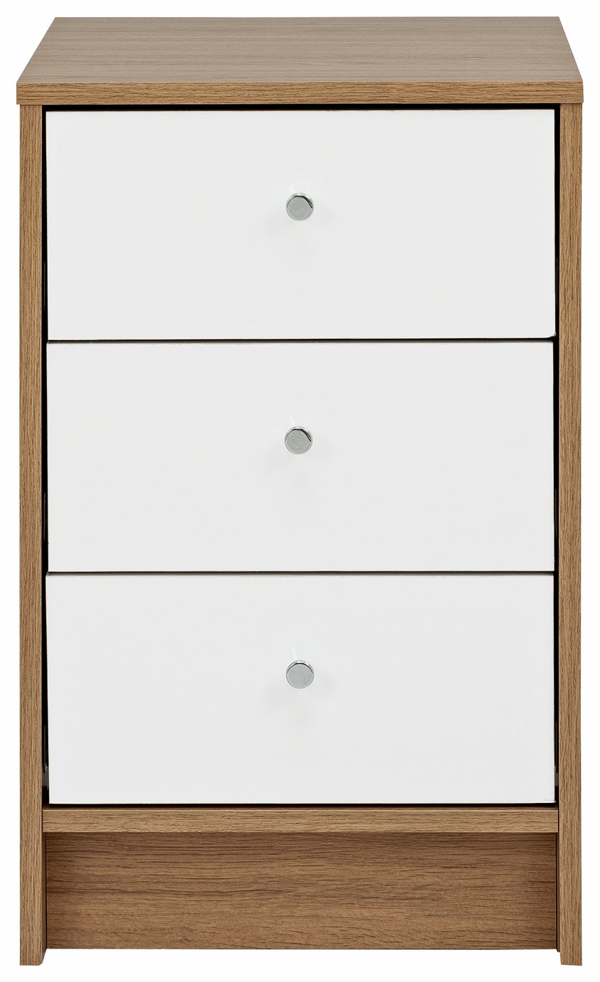 Argos Home Malibu Gloss 3 Drw Bedside Reviews
