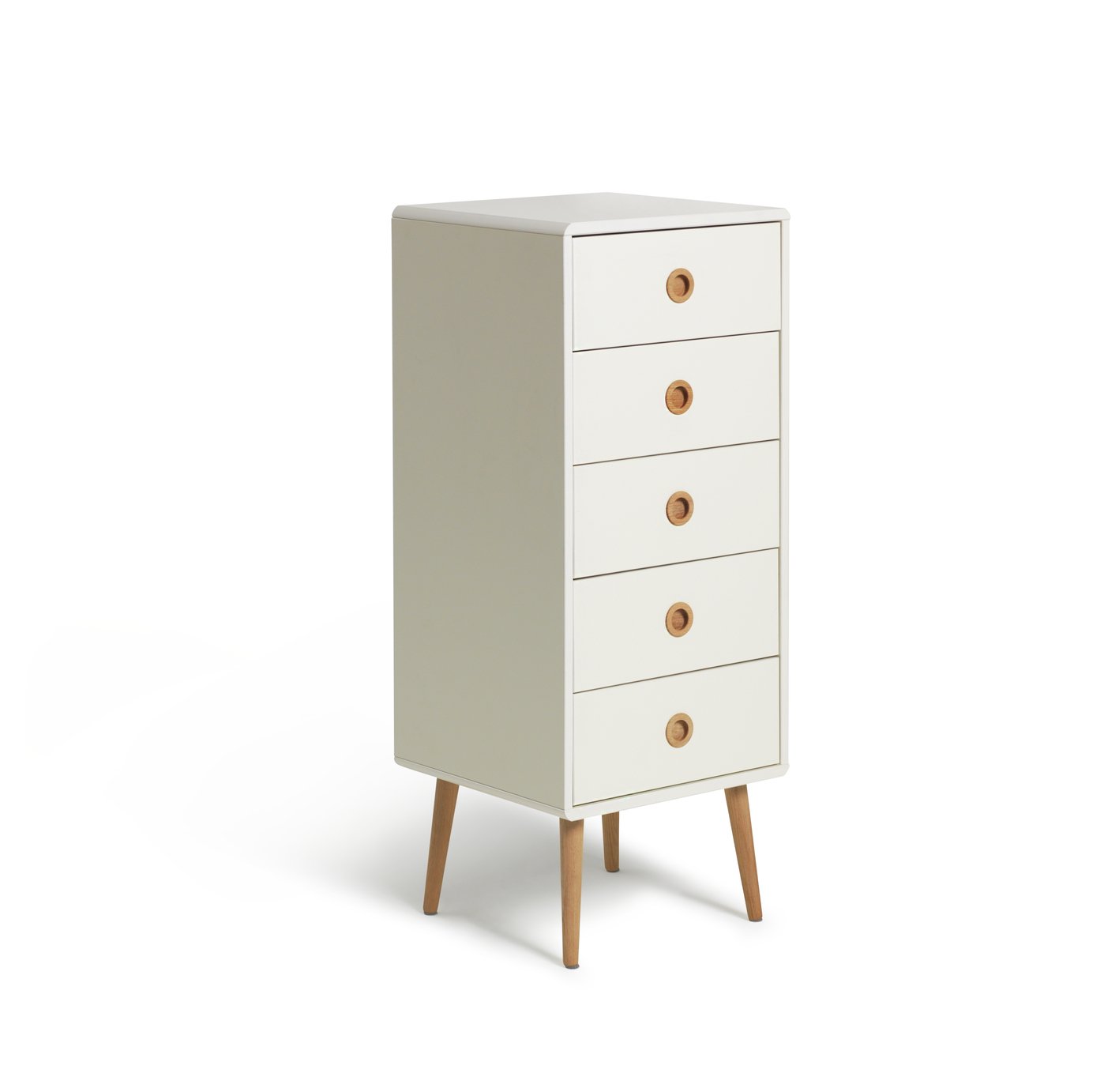 argos white tallboy