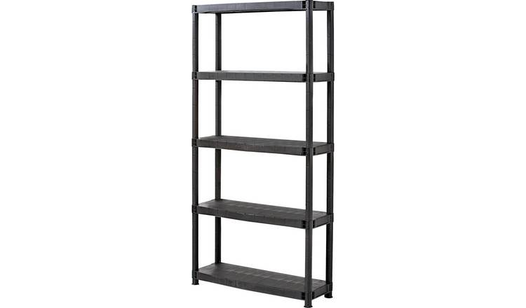 Plastic 5 store tier shelf