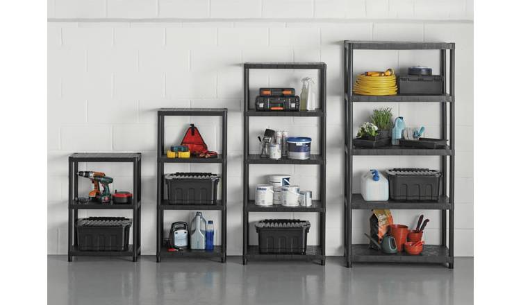 plastic shelving racks