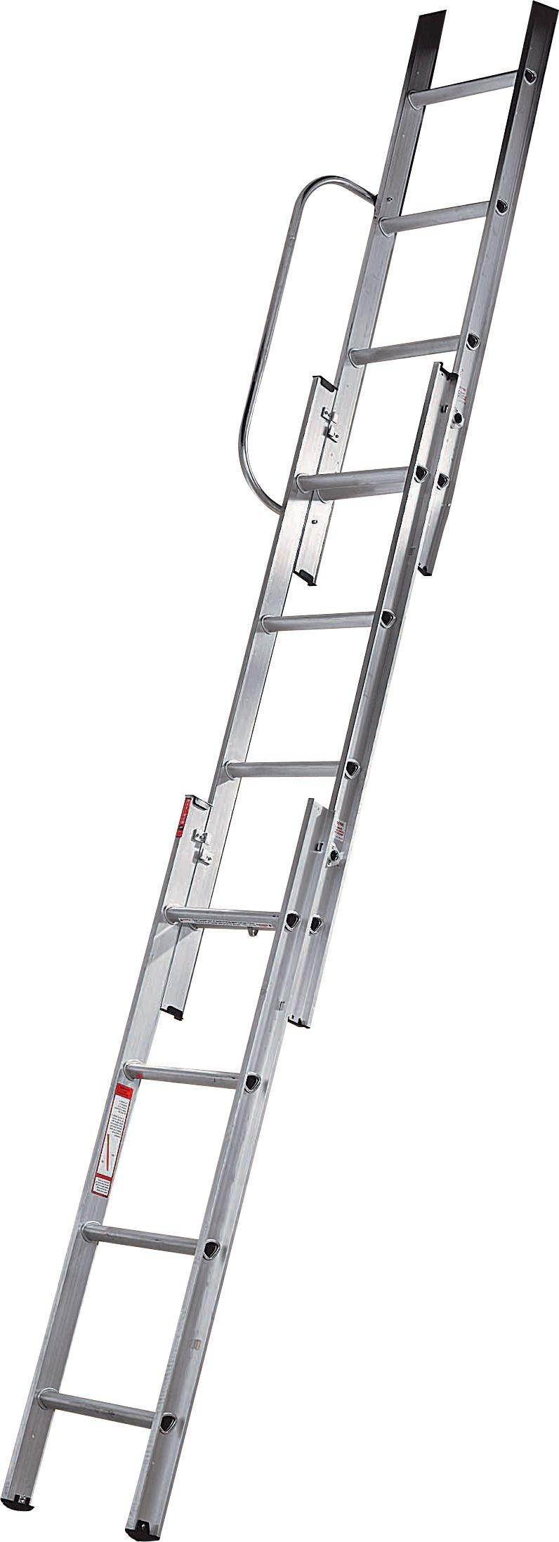 Abru 3 Section Loft Ladder With Handrail Review