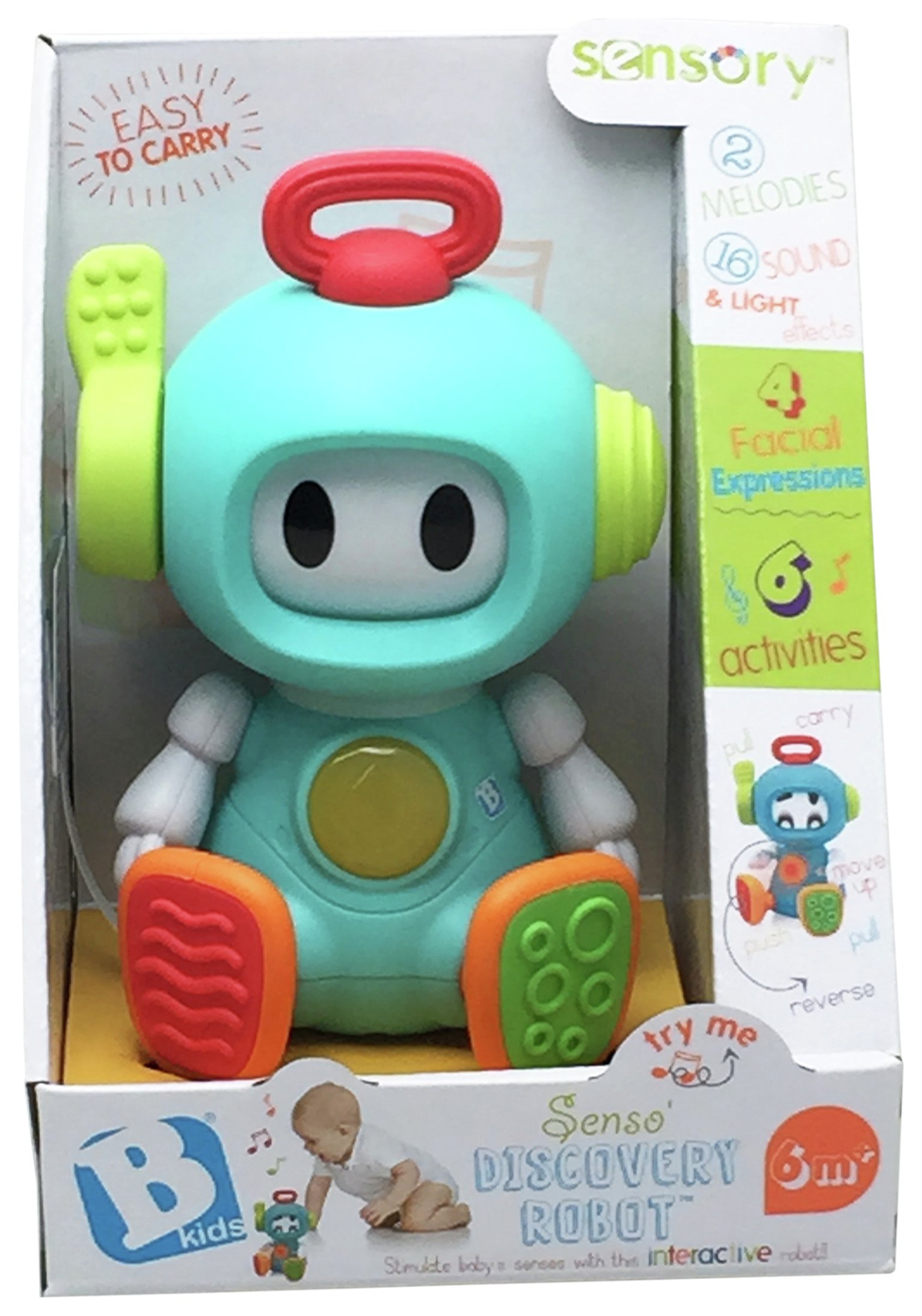 Pre-School Sensory Discovery Robot