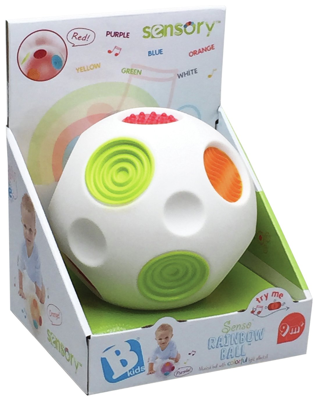 infantino sensory sound and light activity ball