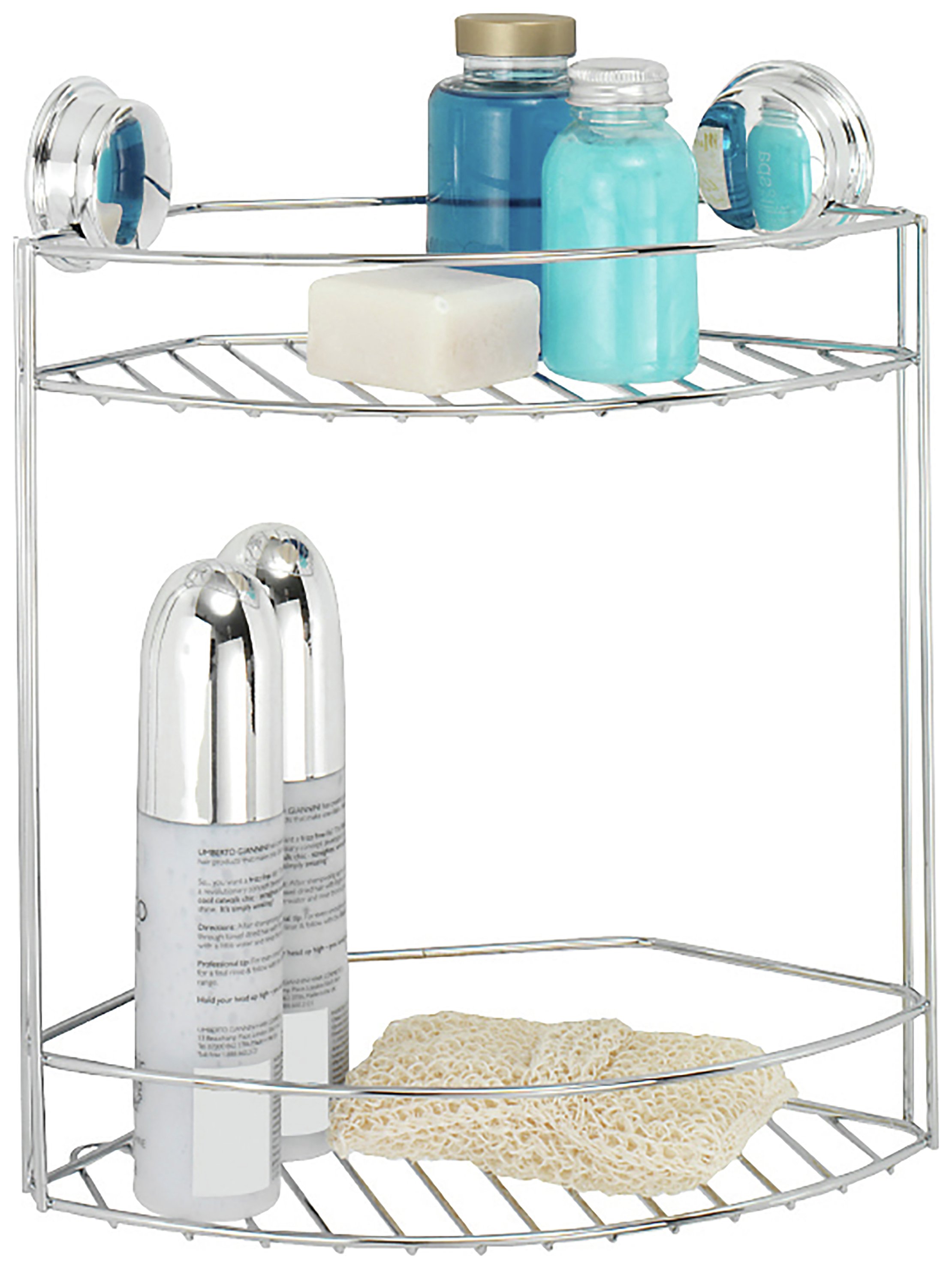 Croydex Two Tier Chrome Stick N Lock Storage Basket Review